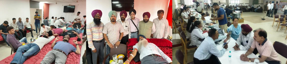 विश्व फोटोग्राफी दिवस को समर्पित रक्तदान एवं मैडिकल चैकअप कैंप का आयोजन