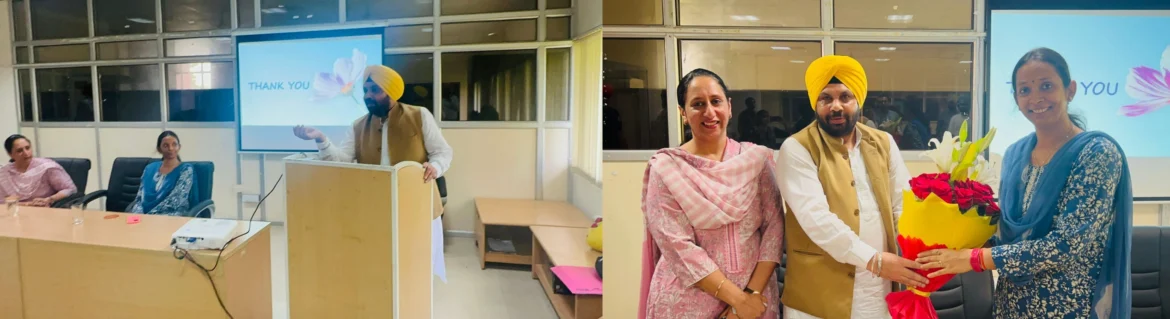 बिजली और लोक निर्माण मंत्री हरभजन सिंह ई.टी.ओ. द्वारा ‘सेंटर फॉर ह्यूमन राइट्स एंड ड्यूटीज’ में प्रेरणादायक भाषण