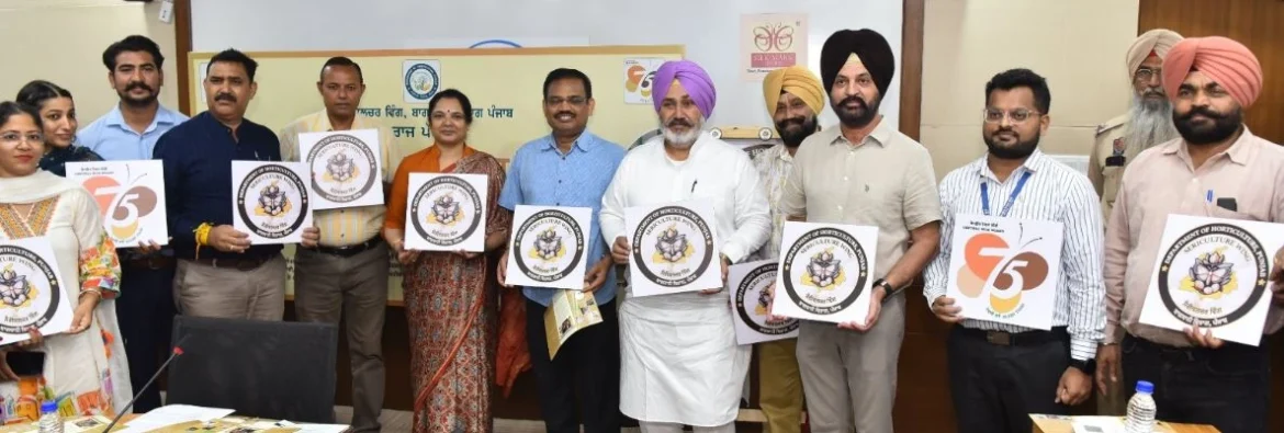 पंजाब अपने ब्रांड के तहत बाज़ार में उतारेगा रेशम उत्पाद; बागवानी मंत्री चेतन सिंह जौड़ामाजरा द्वारा 'लोगो' जारी