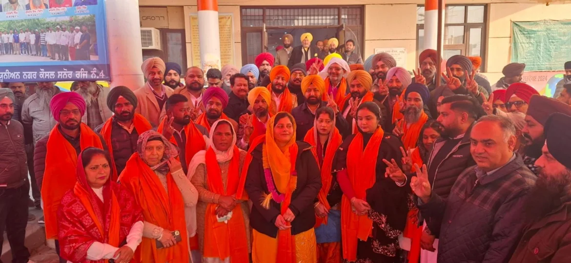 नगर कोंसिल सनोर को मिले प्रधान, सीनियर उप प्रधान व उप प्रधान