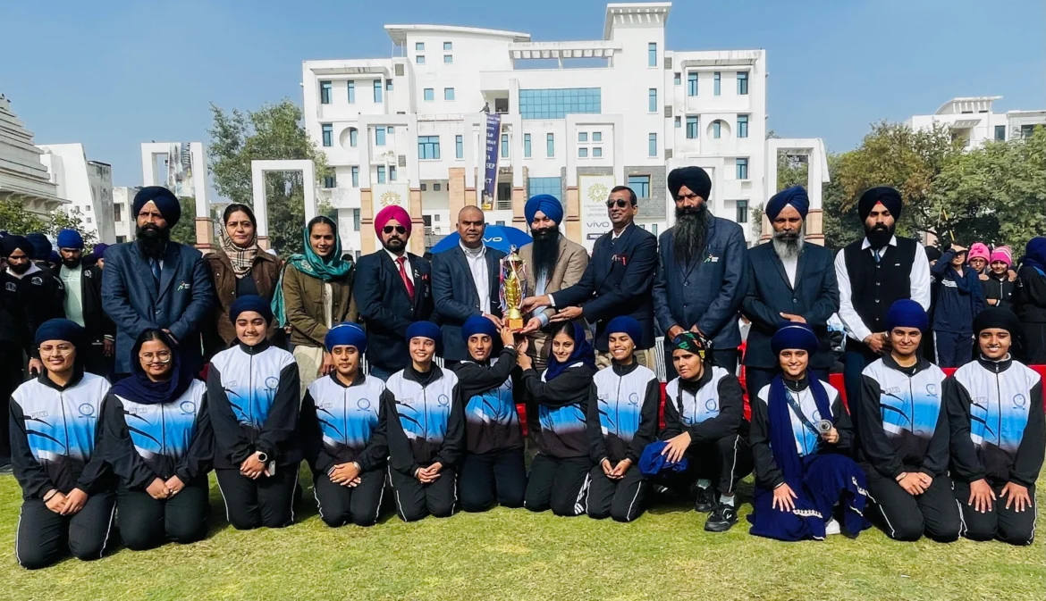 श्री गुरु ग्रंथ साहिब वल्र्ड यूनिवर्सिटी फतेहगढ़ साहिब ने जीती आल इंडिया इंटर यूनिवर्सिटी गत्तका चैपियनशिप 2024- 25