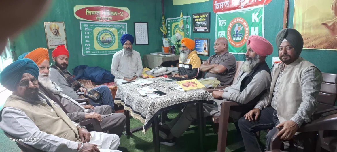 पंधेर ने लिया 13 को शंभू में होने वाली महा पंचायत की तैयारियों का जायजा