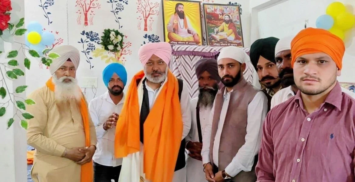 Harpal Singh Cheema paid tribute to Bhagat Ravidas