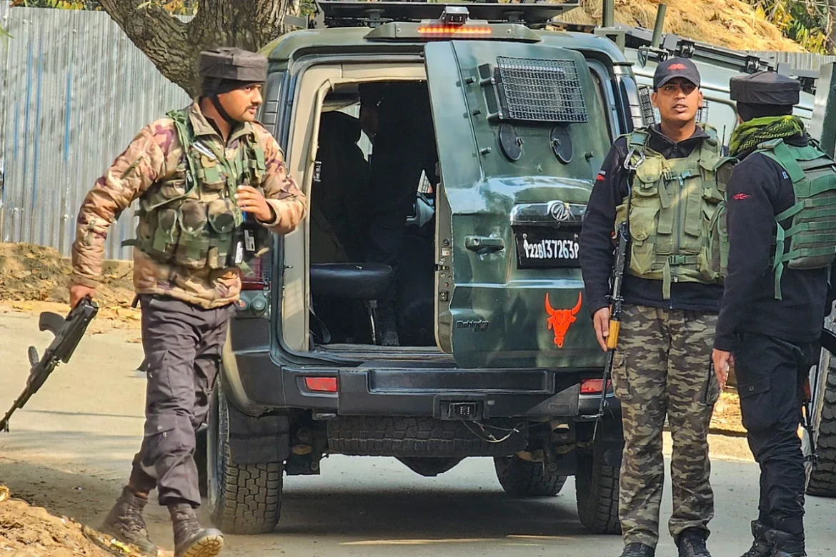 Kashmir Fight a local module of terrorists takes a responsibility of killing of Manzoor Ahmad Wagay