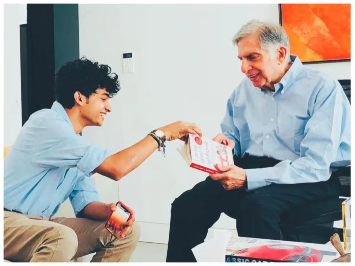 Shantanu Naidu and Ratan Tata