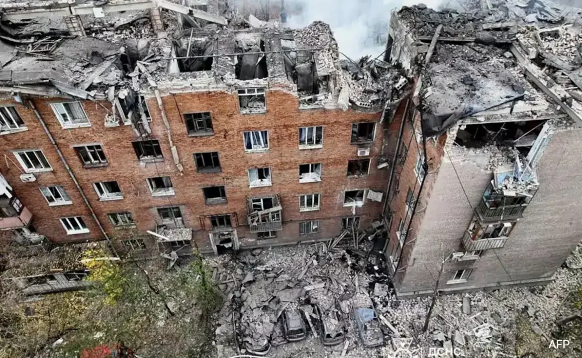 Russia missile strike on Kyiv