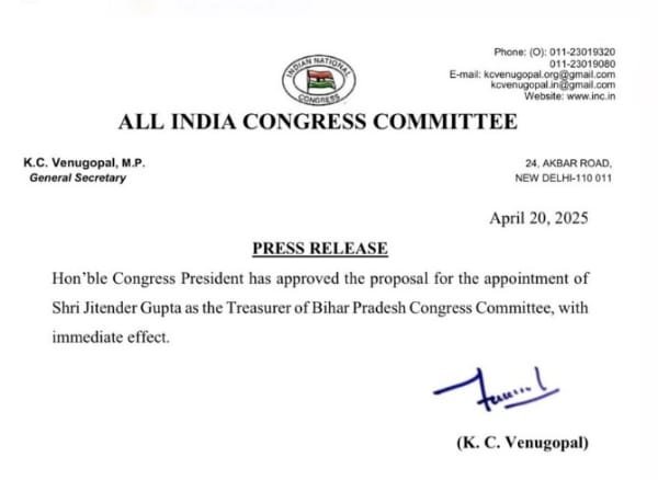 congress letter