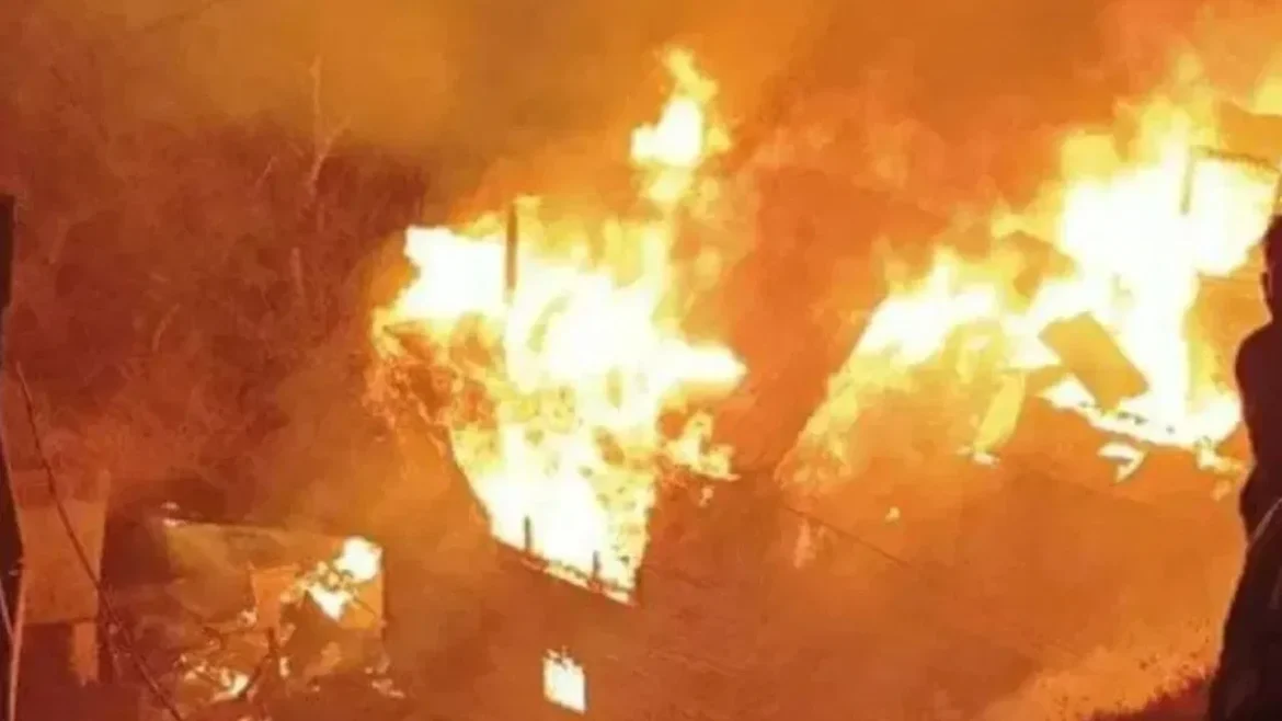 कैथल में भीषण आग