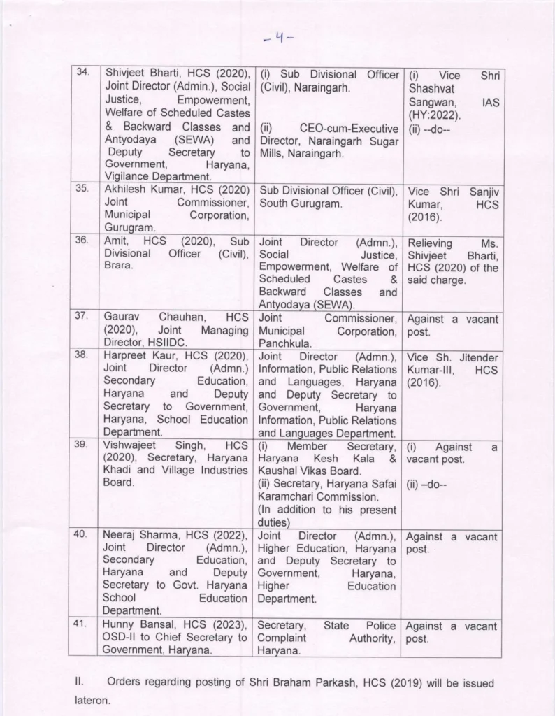 Haryana transfer 4