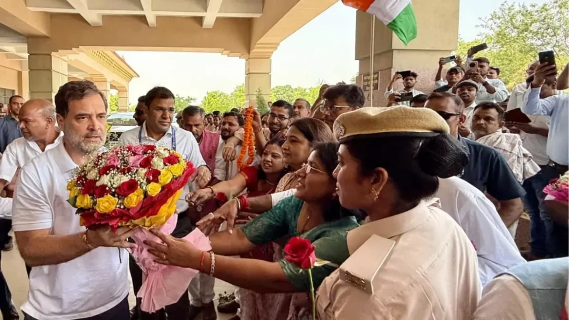 राहुल गांधी गया