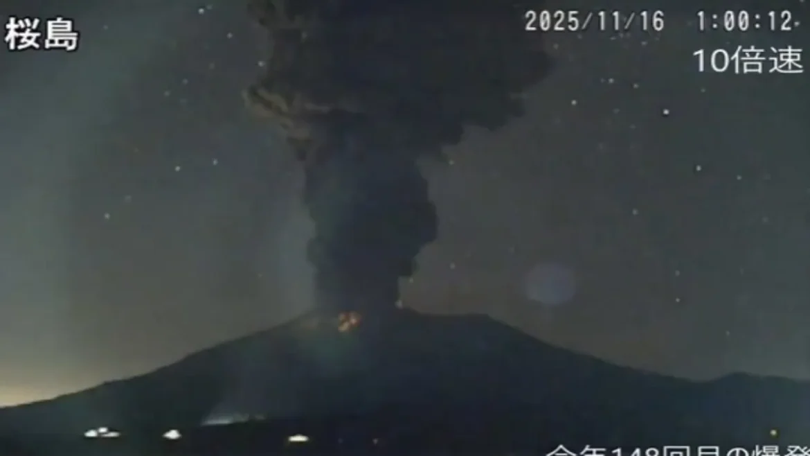 सकुराजिमा ज्वालामुखी