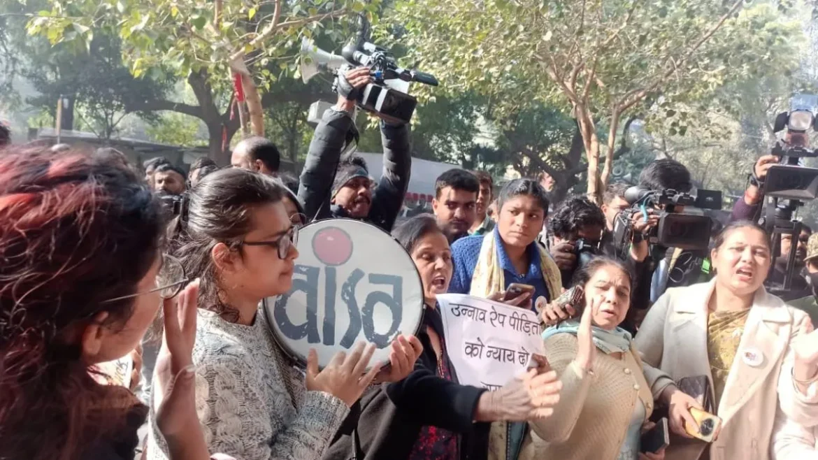 जंतर-मंतर पर प्रदर्शन