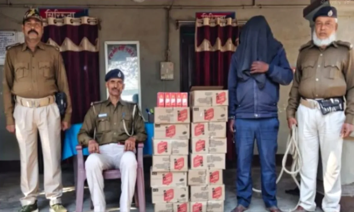 विदेशी शराब जब्त