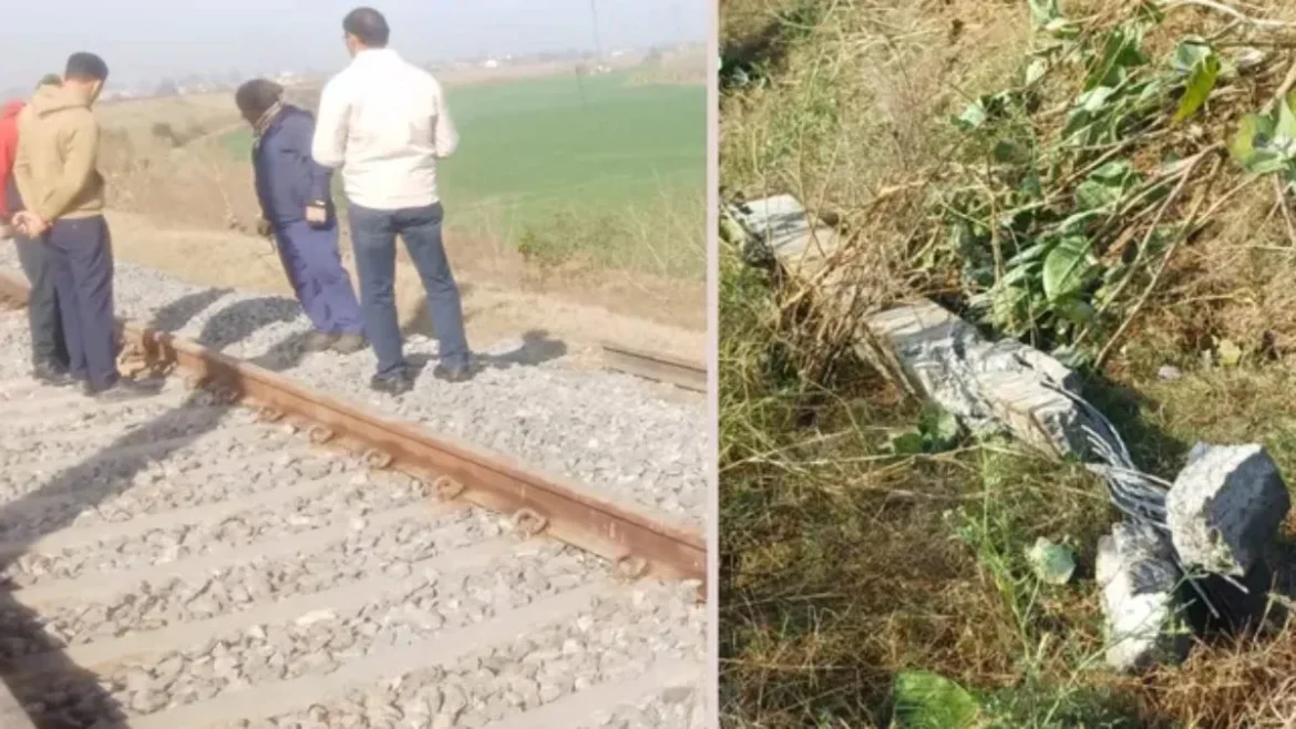 explosion on railway line in Sirhind