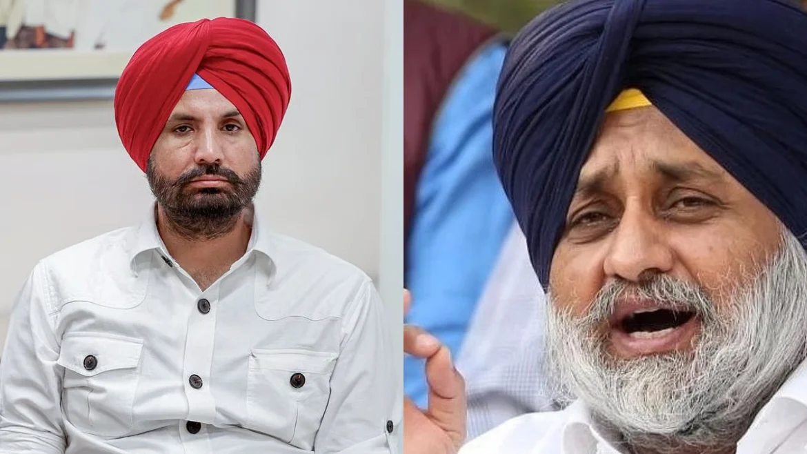 राजा वड़िंग सुखबीर बादल