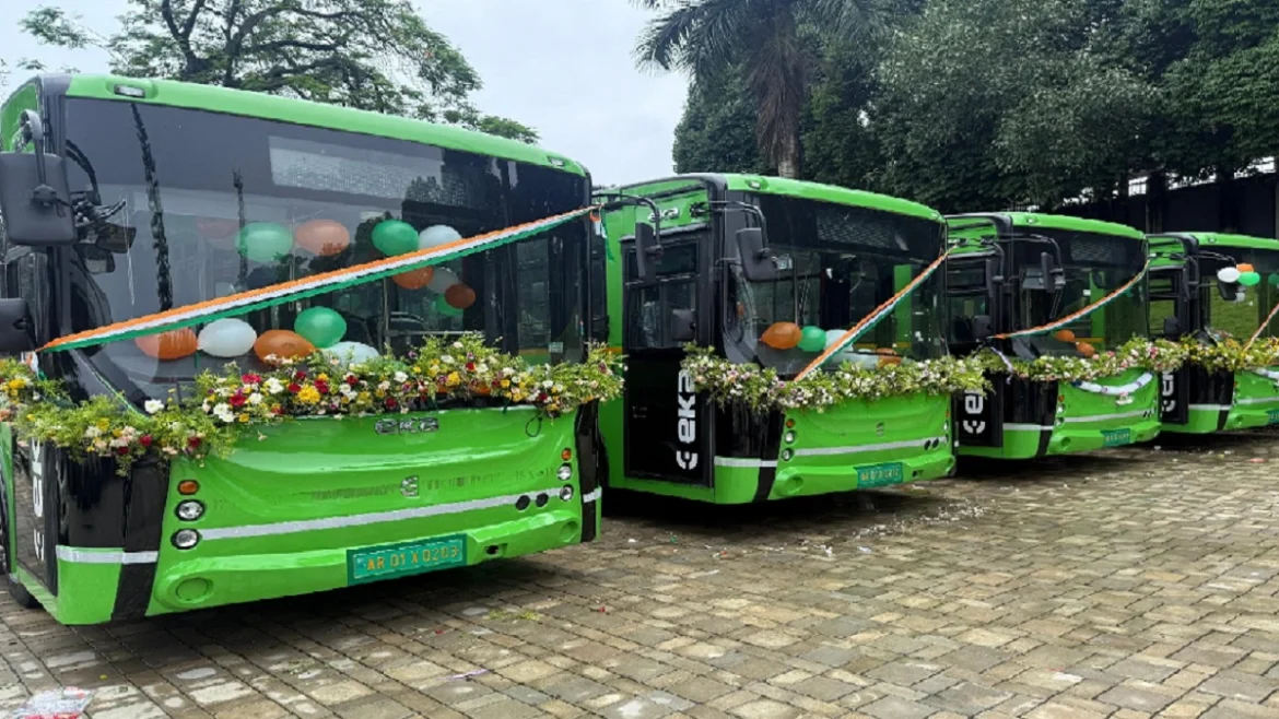 new electric bus chandigarh