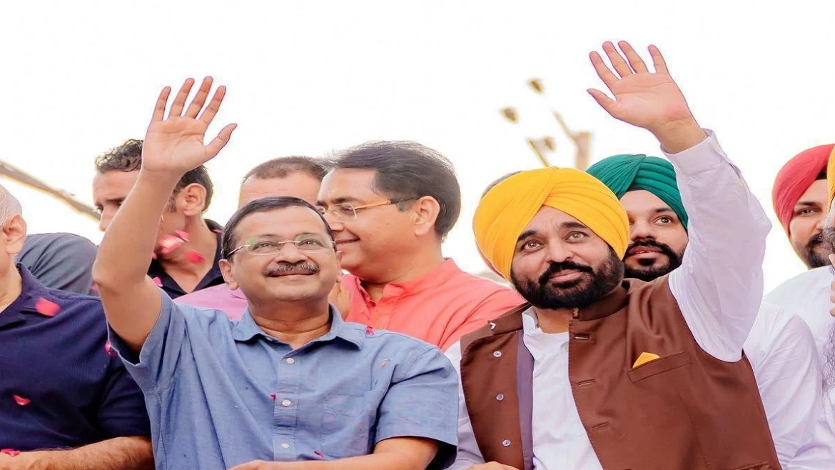 भगवंत सिंह मान अरविंद केजरीवाल