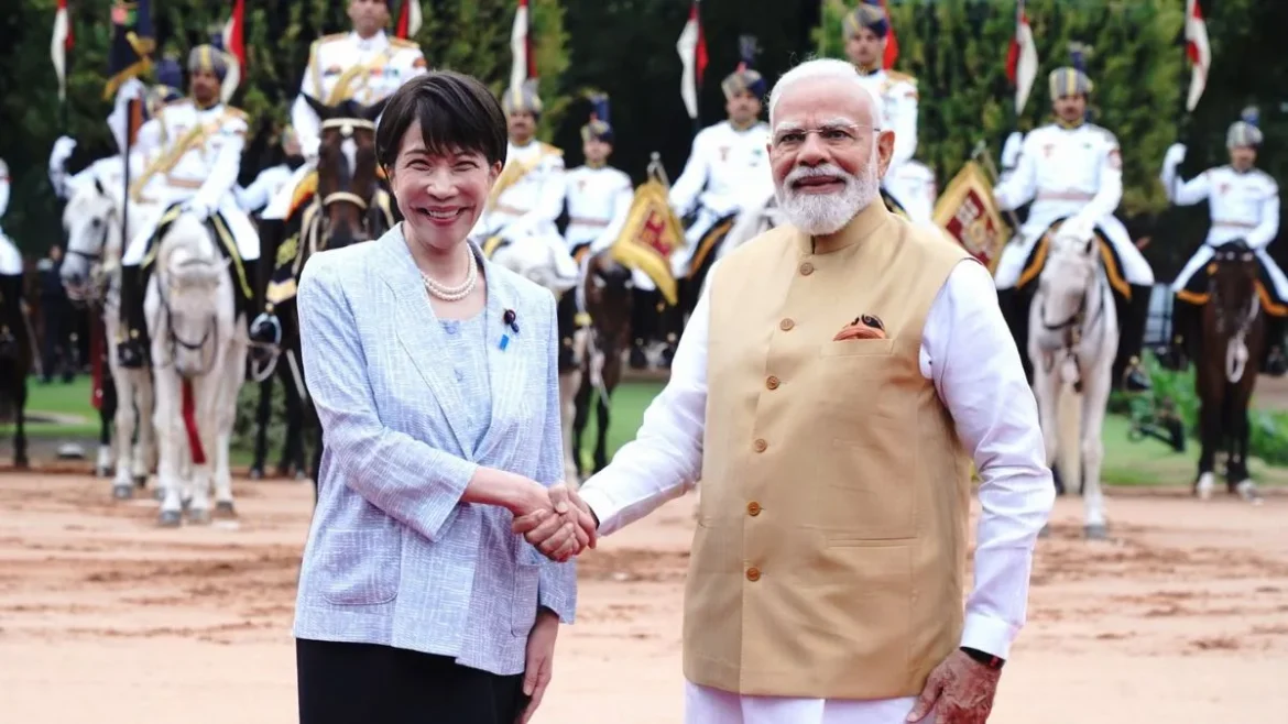 ताकाइची और पीएम नरेंद्र मोदी