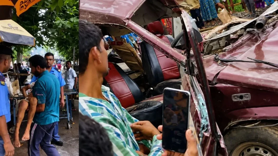 मुर्शिदाबाद में पैसेंजर ट्रेन से टकराई स्कूल की वैन