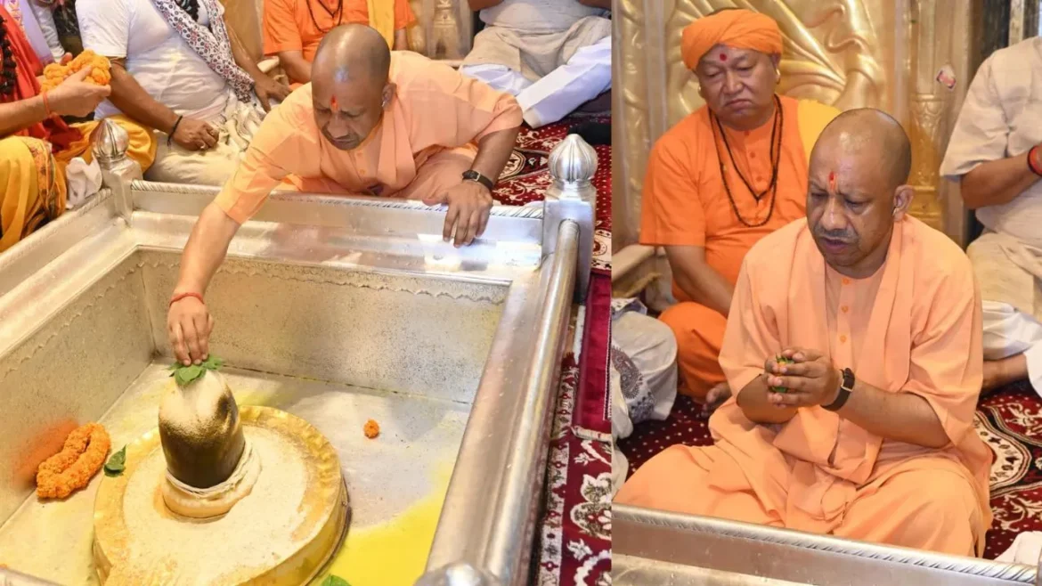 सीएम योगी ने काशी में काल भैरव के दर्शन किए