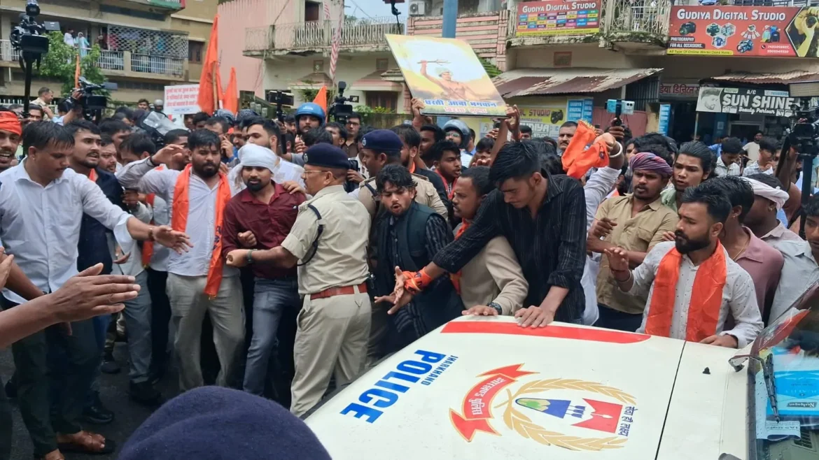 ABVP protest