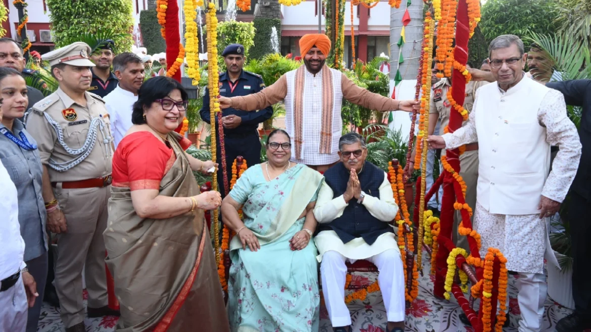 CM Saini Teej celebration