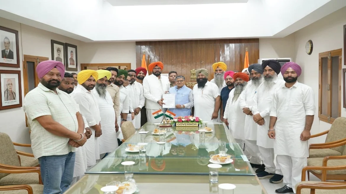 Kuldeep Dhaliwal meet Governor