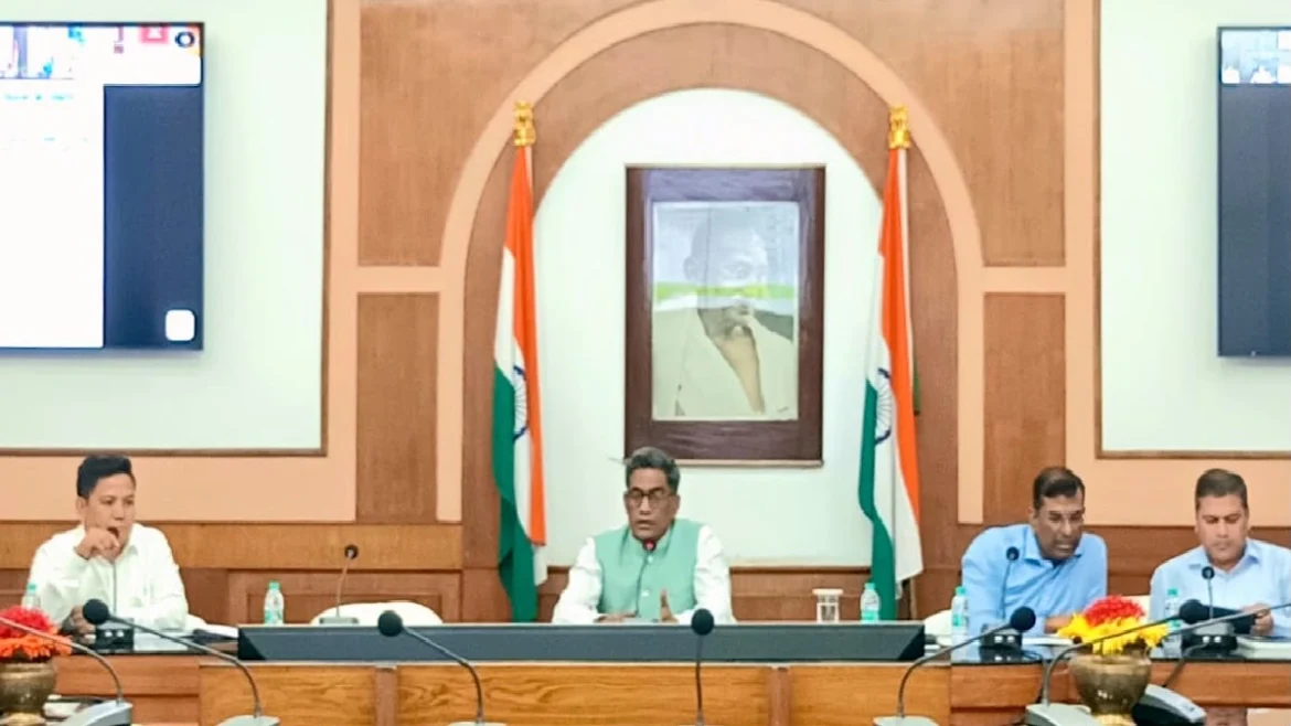 Pratyaya Amrit holds review meeting