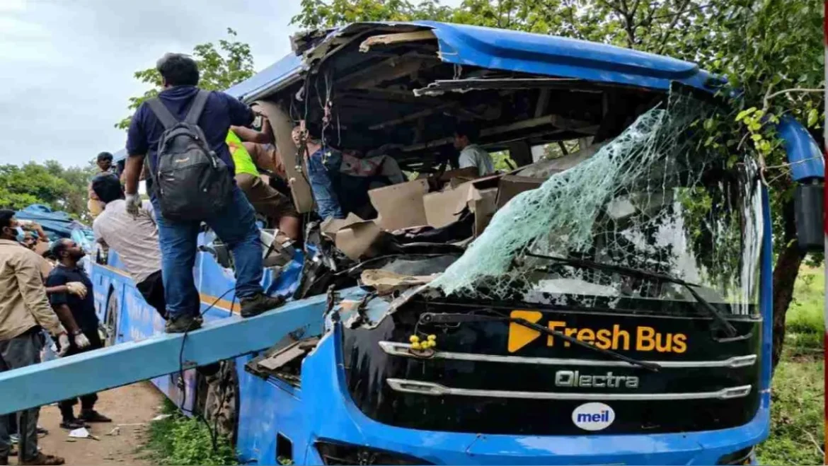 Suryapet Bus accident