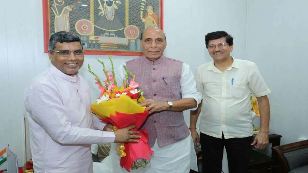 महीपाल ढांडा और राजनाथ सिंह
