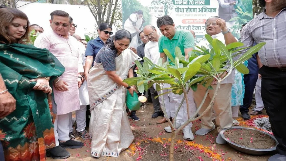 rekha gupta mission green delhi