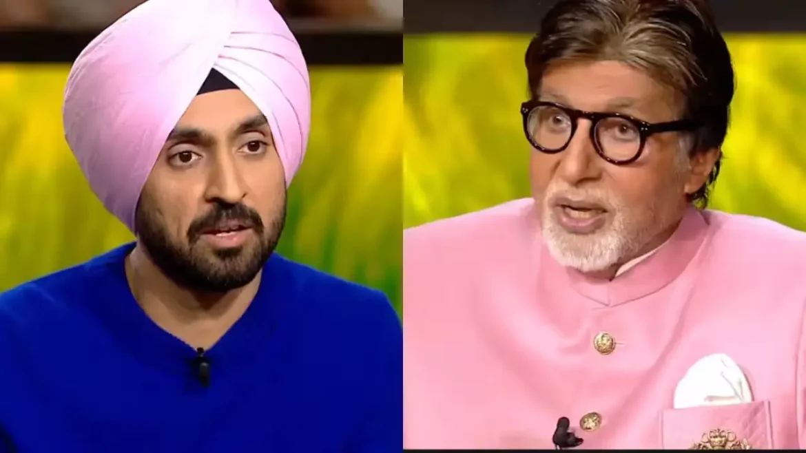 Amitabh Bachchan and Diljit Dosanjh