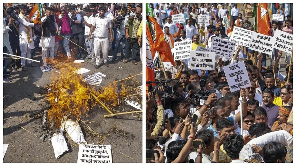 bjp protest