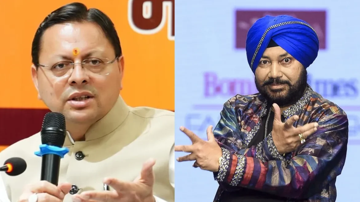 pushkar singh dhami daler mehndi