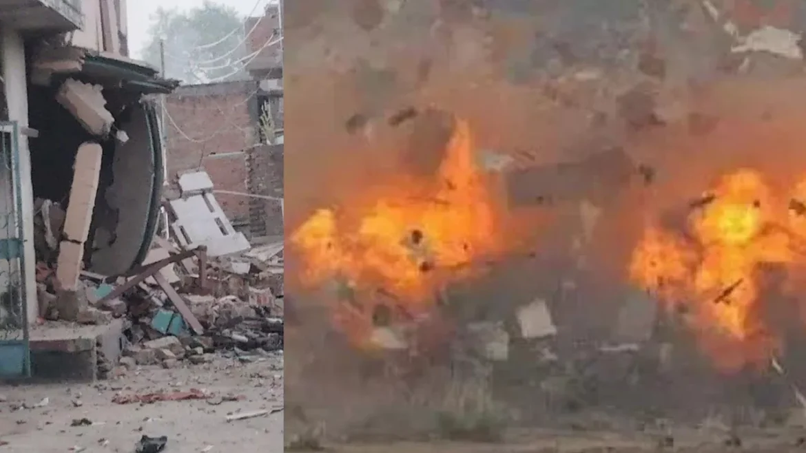 सिवान में पटाखा कारोबारी के घर में ब्लास्ट