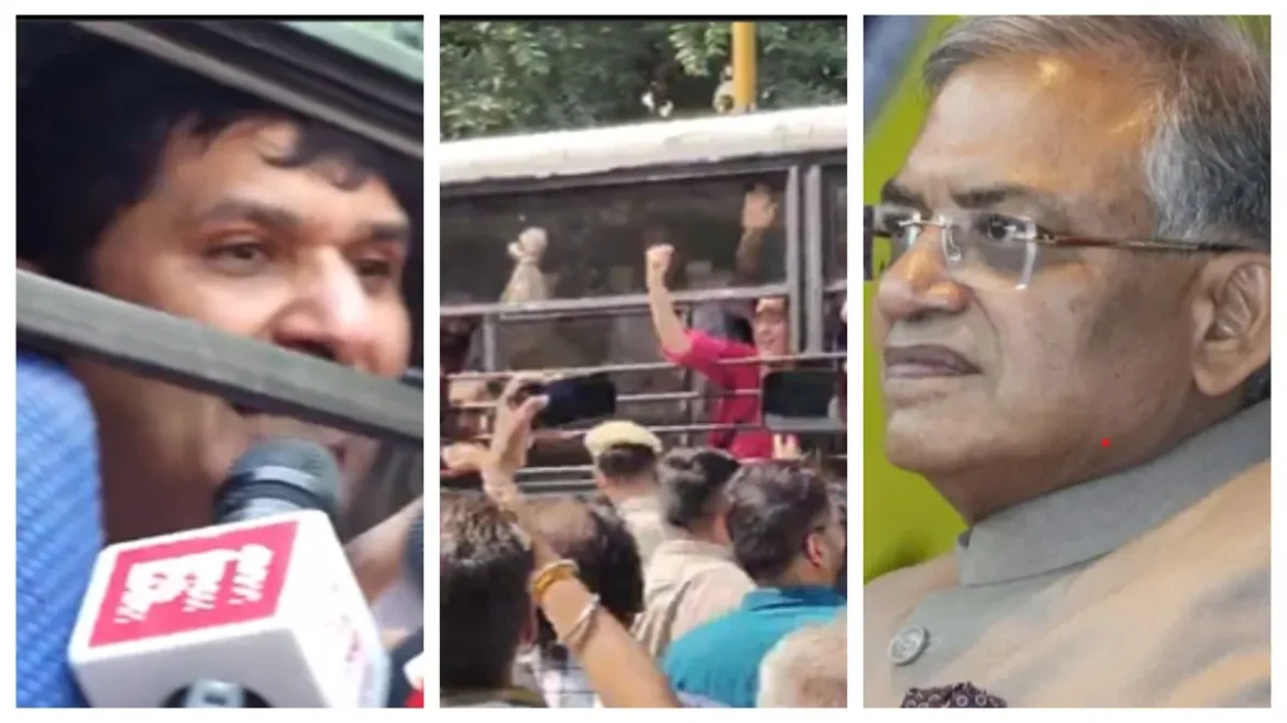 दिल्ली में प्रदर्शन