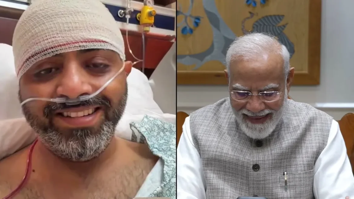 पीएम मोदी ने स्मित माच्छर से की बात